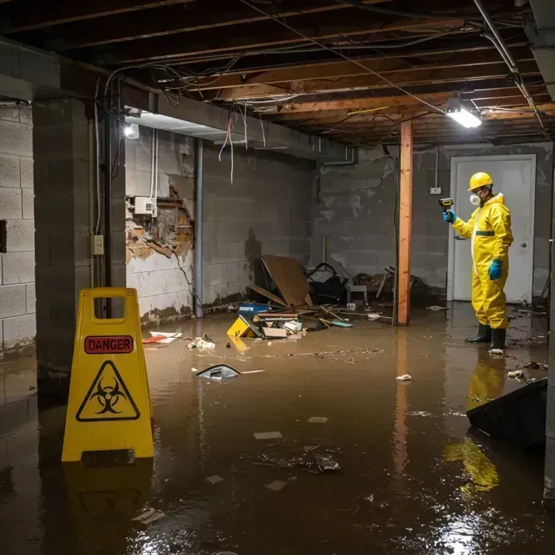 Flooded Basement Electrical Hazard in Hillsborough, CA Property